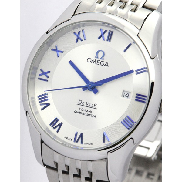 Best AAA White Dial Replica Omega De Ville Hour Vision-41 MM