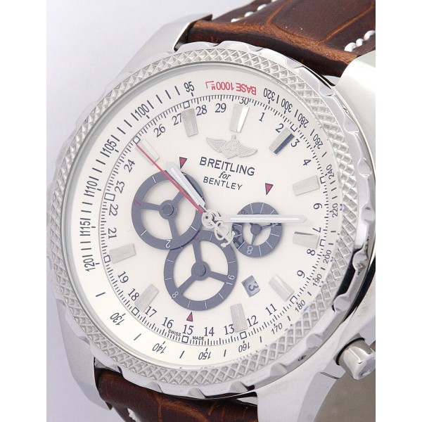 Best AAA White Dial Replica Breitling Bentley GT A13362-44.8 MM