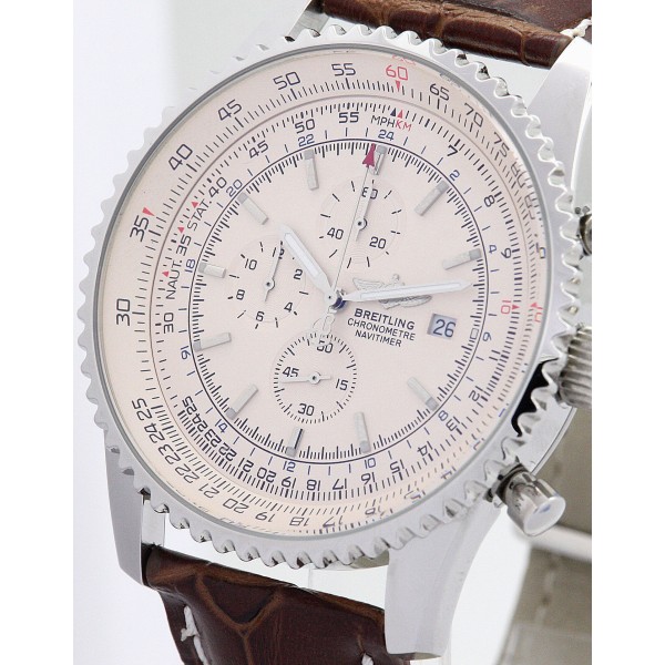 Best AAA White Dial Replica Breitling Navitimer World A24322-46 MM