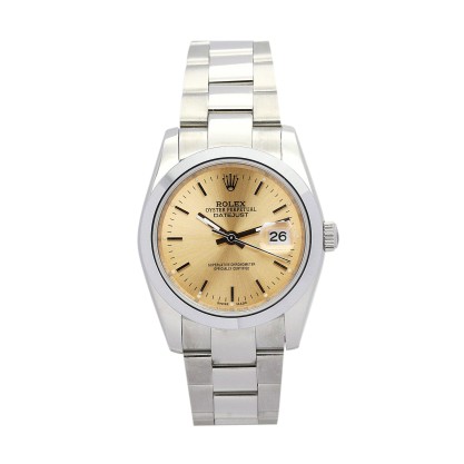 Best AAA Champagne Baton Dial Replica Rolex Datejust 16013-36 MM