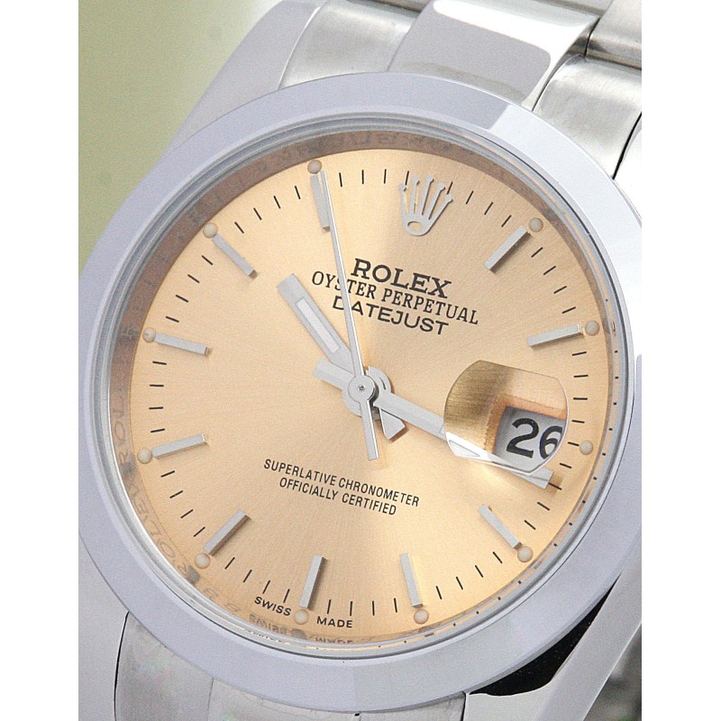 Best AAA Champagne Baton Dial Replica Rolex Datejust 16013-36 MM