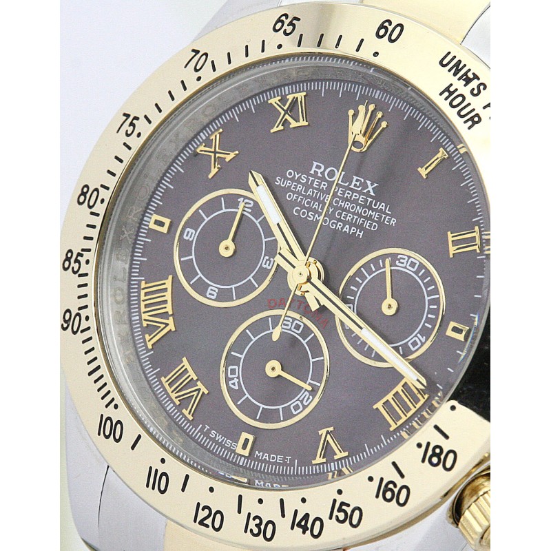 Best AAA Dark Brown Dial Replica Rolex Daytona 116523-40 MM