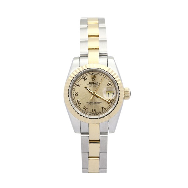 Best AAA Yellow Gold Dial Replica Rolex Datejust Lady-26 MM