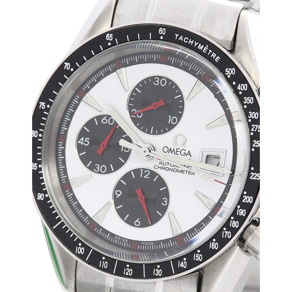 Best AAA Silver Baton - Black Sub-Dials Replica Omega Speedmaster Broad Arrow-42 MM