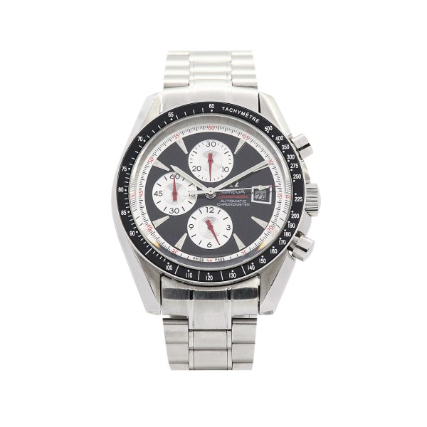 Best AAA Blac kBato n- Silver Sub-Dials Replica Omega Speedmaster Legend Series-42 MM