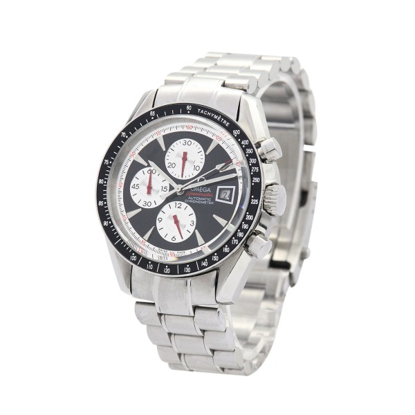 Best AAA Blac kBato n- Silver Sub-Dials Replica Omega Speedmaster Legend Series-42 MM