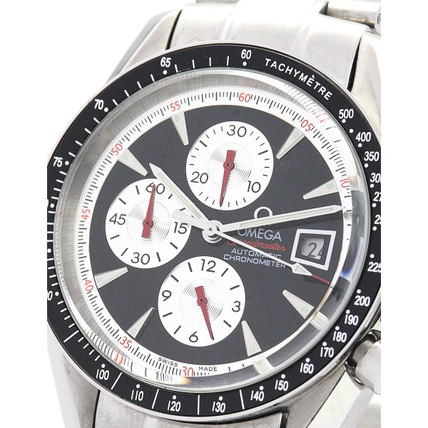 Best AAA Blac kBato n- Silver Sub-Dials Replica Omega Speedmaster Legend Series-42 MM