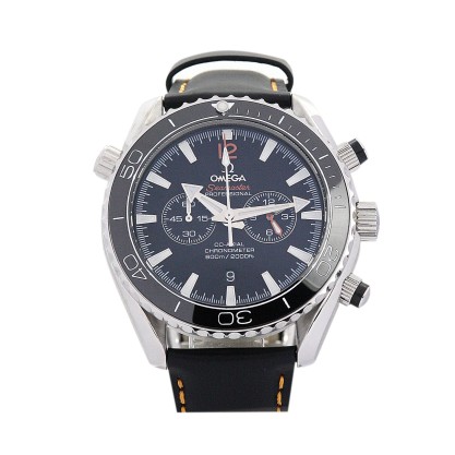 Best AAA Black Baton Dial Replica Omega Speedmaster Date-38 MM